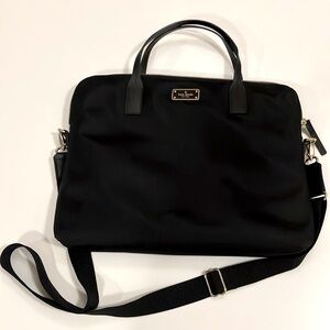 Kate Spade Black Nylon Laptop Bag